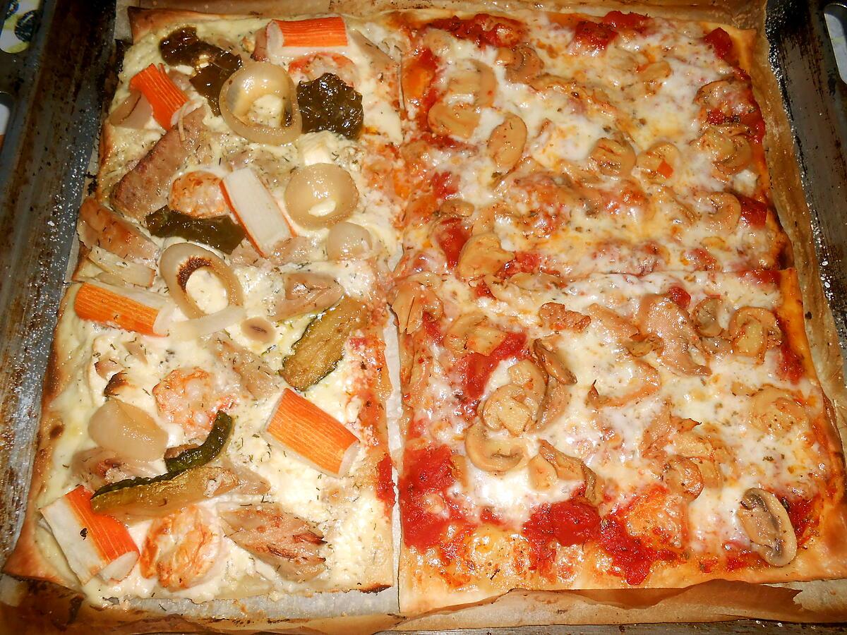 recette DUO DE PIZZA