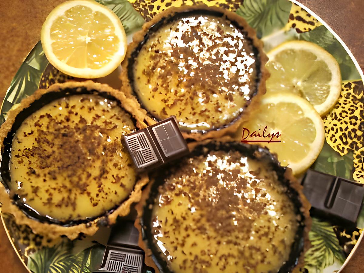 recette Tartelette Choco/Citron