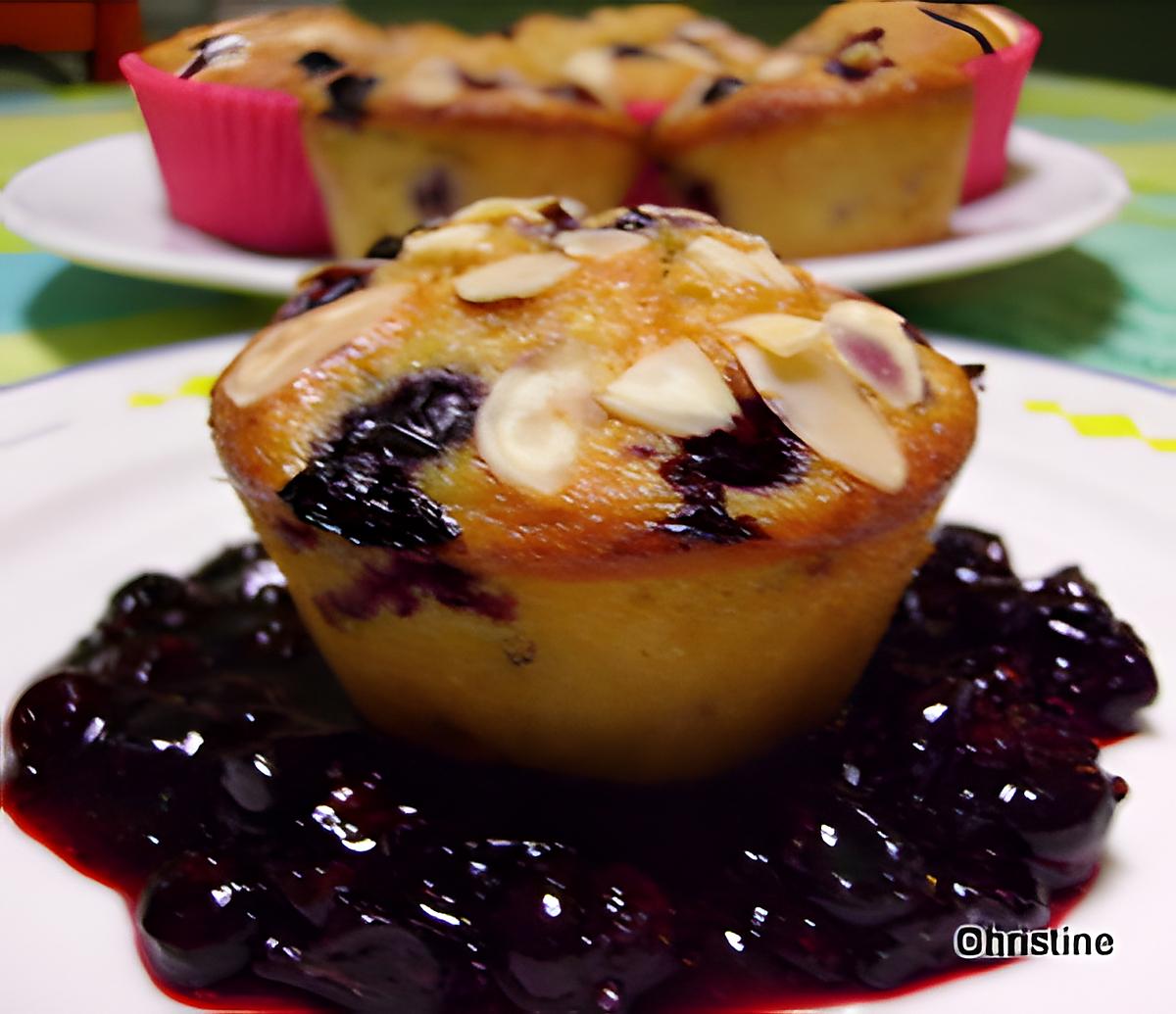 recette Muffins amandes-cassis