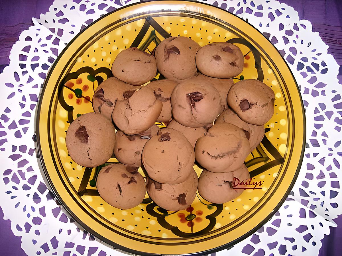 recette Cookies tous choco