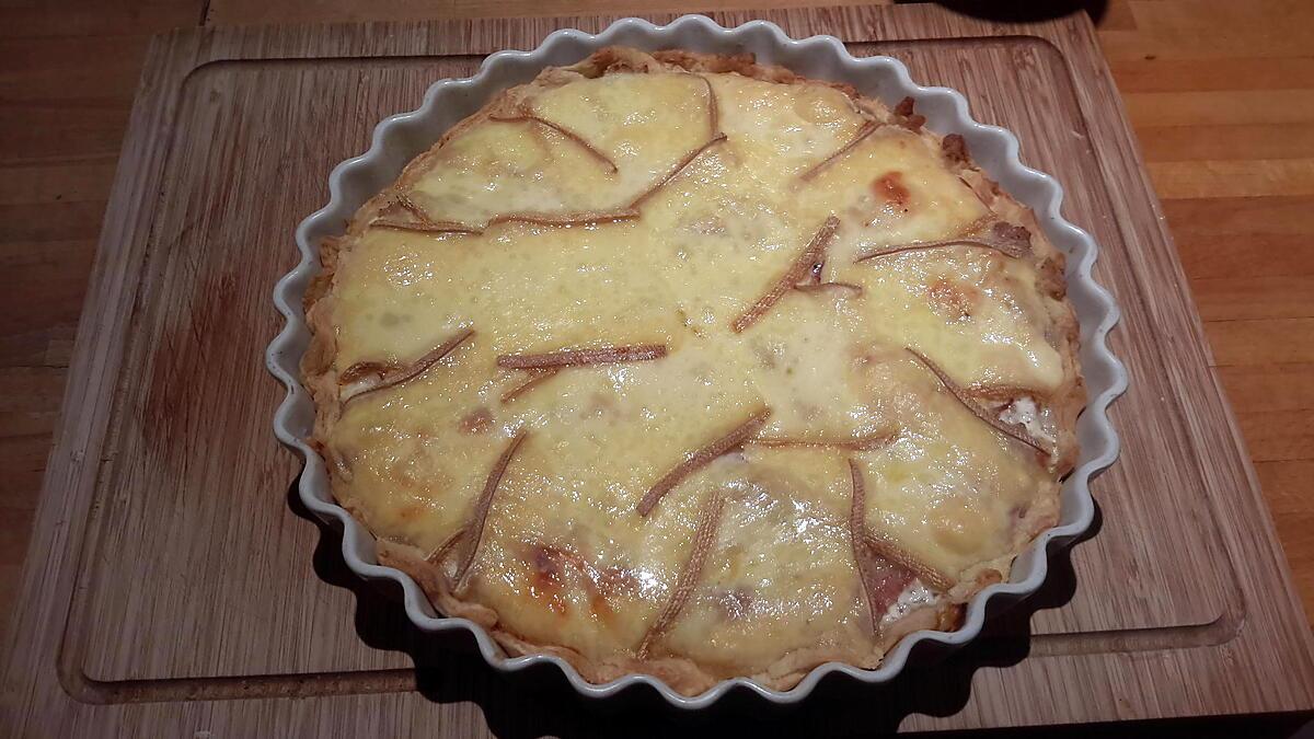 recette Tarte au thon raclette