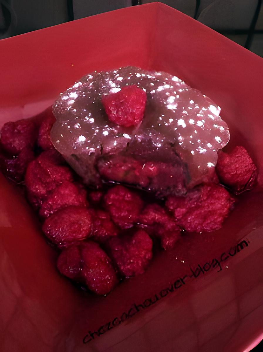 recette Fondants light aux framboises