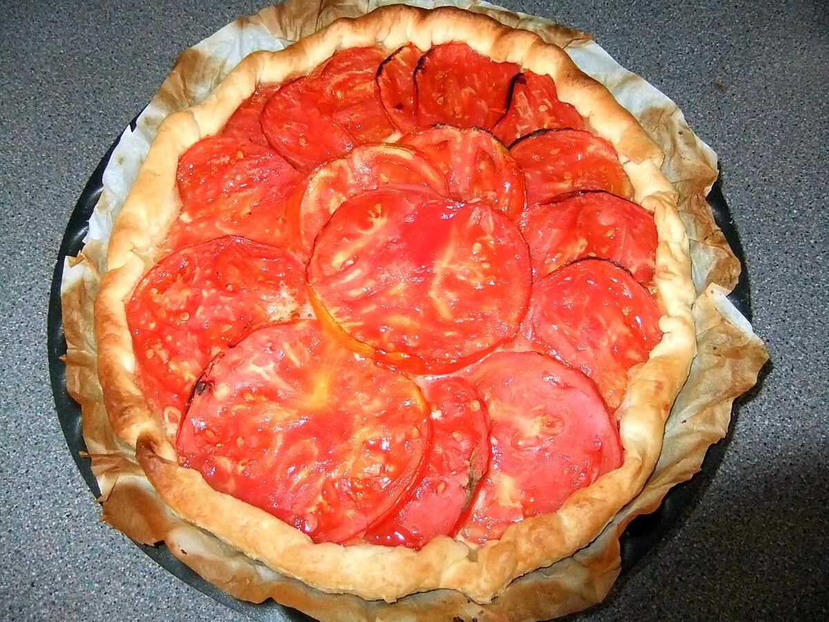 recette tarte aux tomates