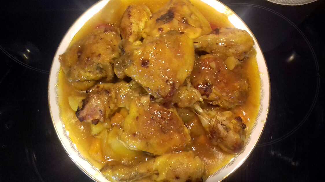 Recette de Tajine de poulet au cookeo
