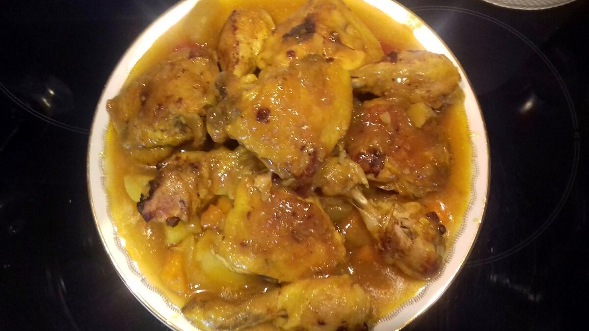 recette Tajine de poulet au cookeo