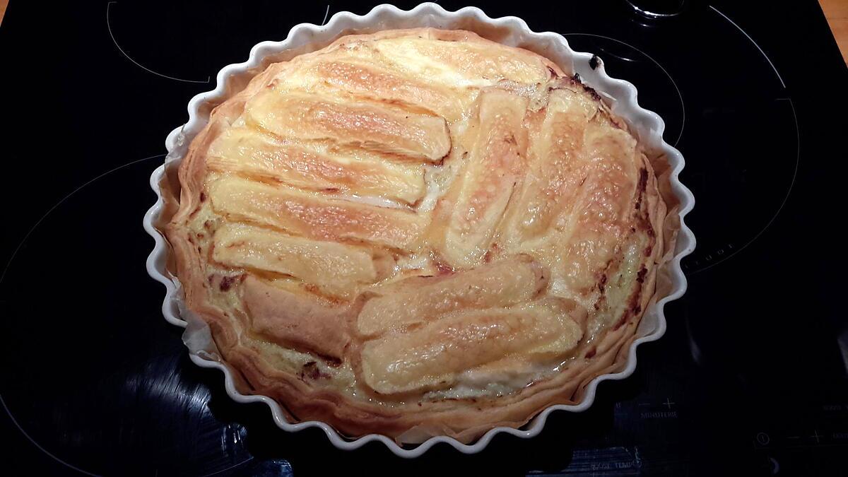 recette Tarte aux poireaux lardons reblochon