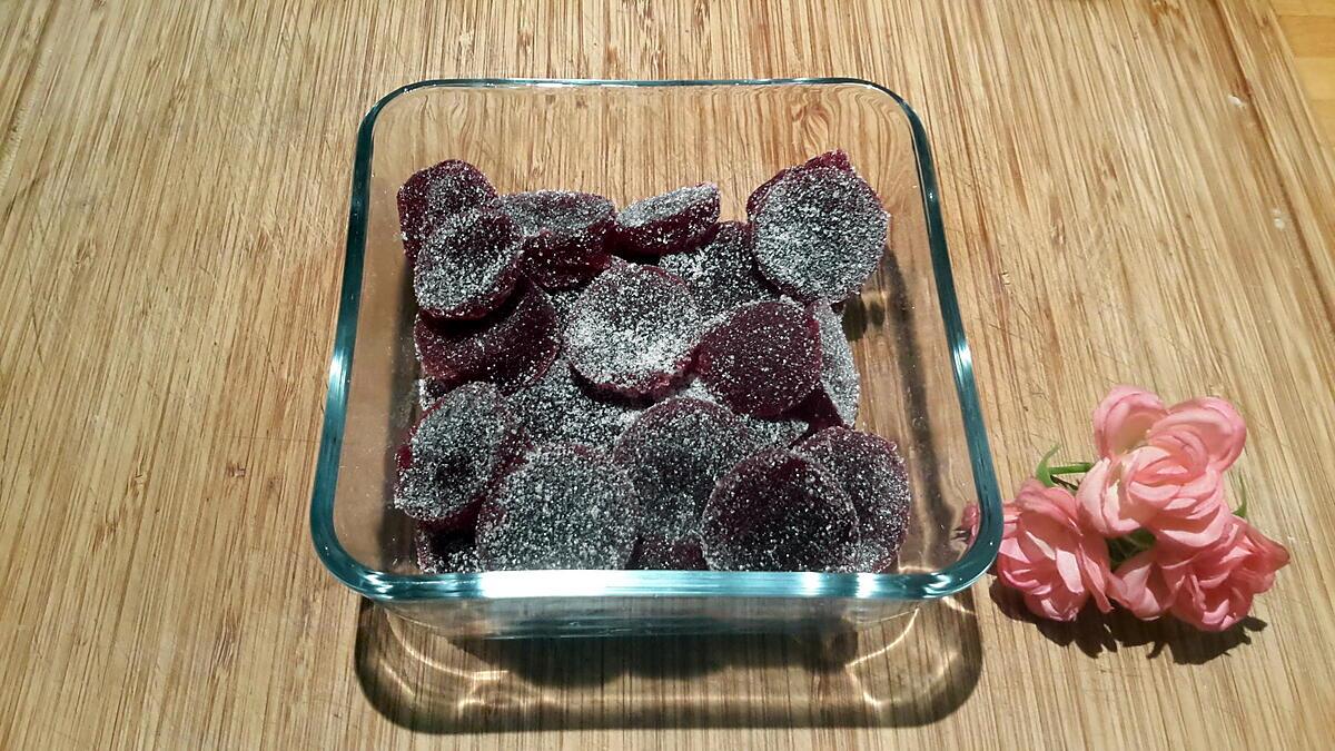 recette Pâte de fruits framboise