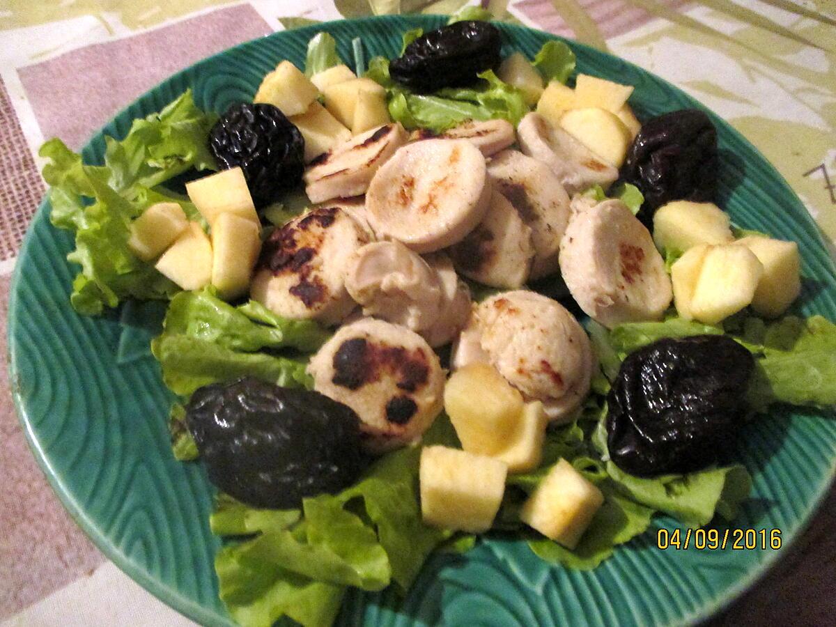 recette Salade américaine au boudin blanc