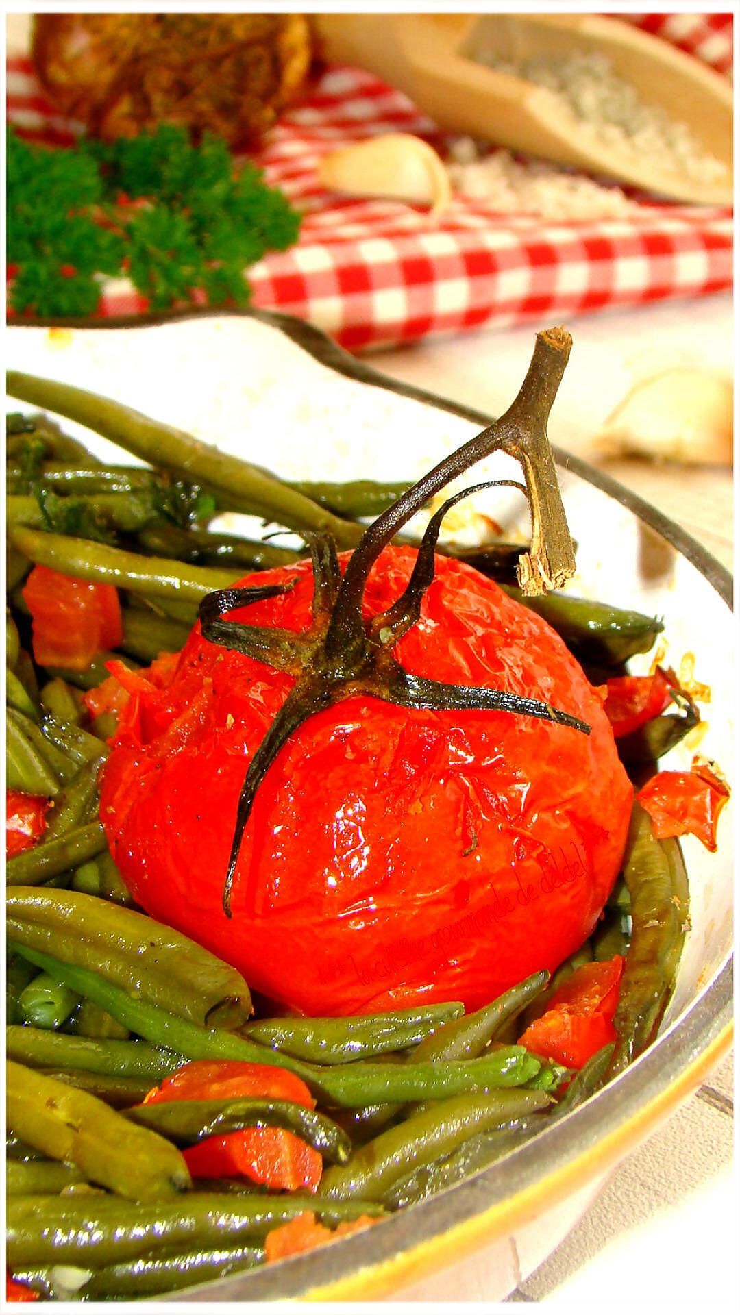 recette HARICOTS VERTS DU POTAGER À LA PROVENÇALE