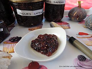 recette Confiture de figues au safran