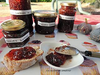 recette Confiture de figues au safran