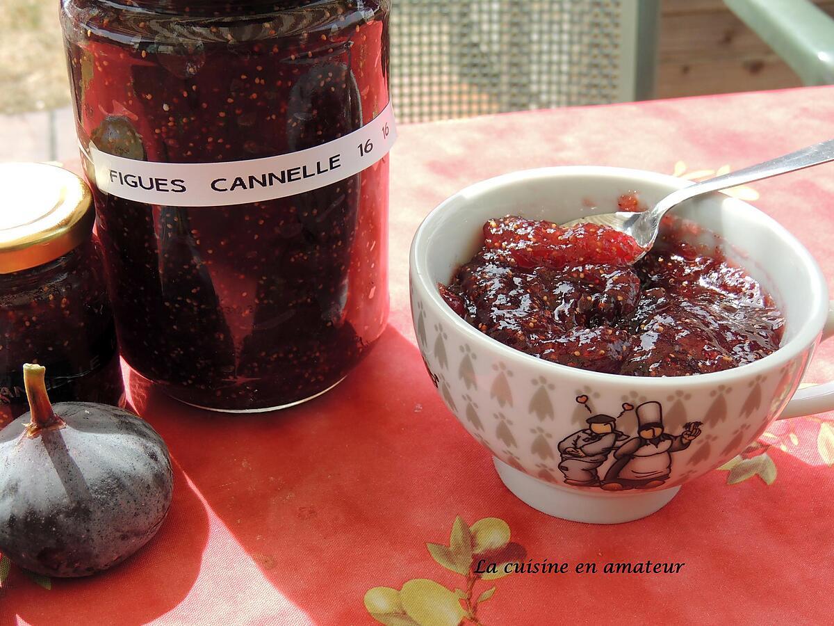 recette Confiture de figues à la cannelle