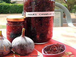 recette Confiture de figues à la cannelle