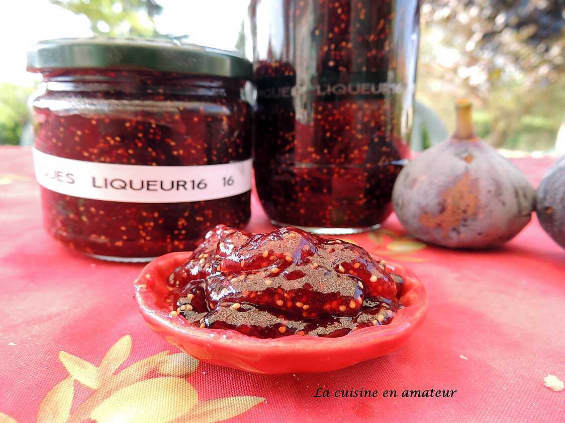 Recette de Confiture de figues à la liqueur de figues