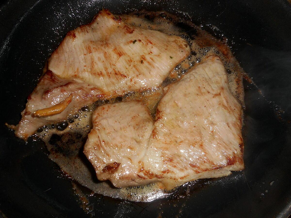 recette Grillade de porc aux échalotes(version 2)