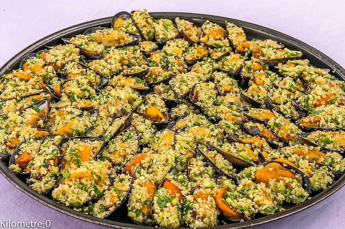 Moules Apéritif Ail Persil