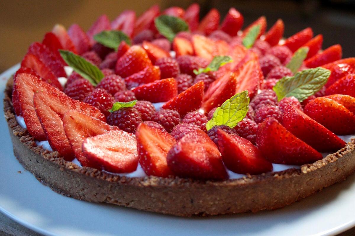 recette Tarte aux fraises sans gluten et sans lactose