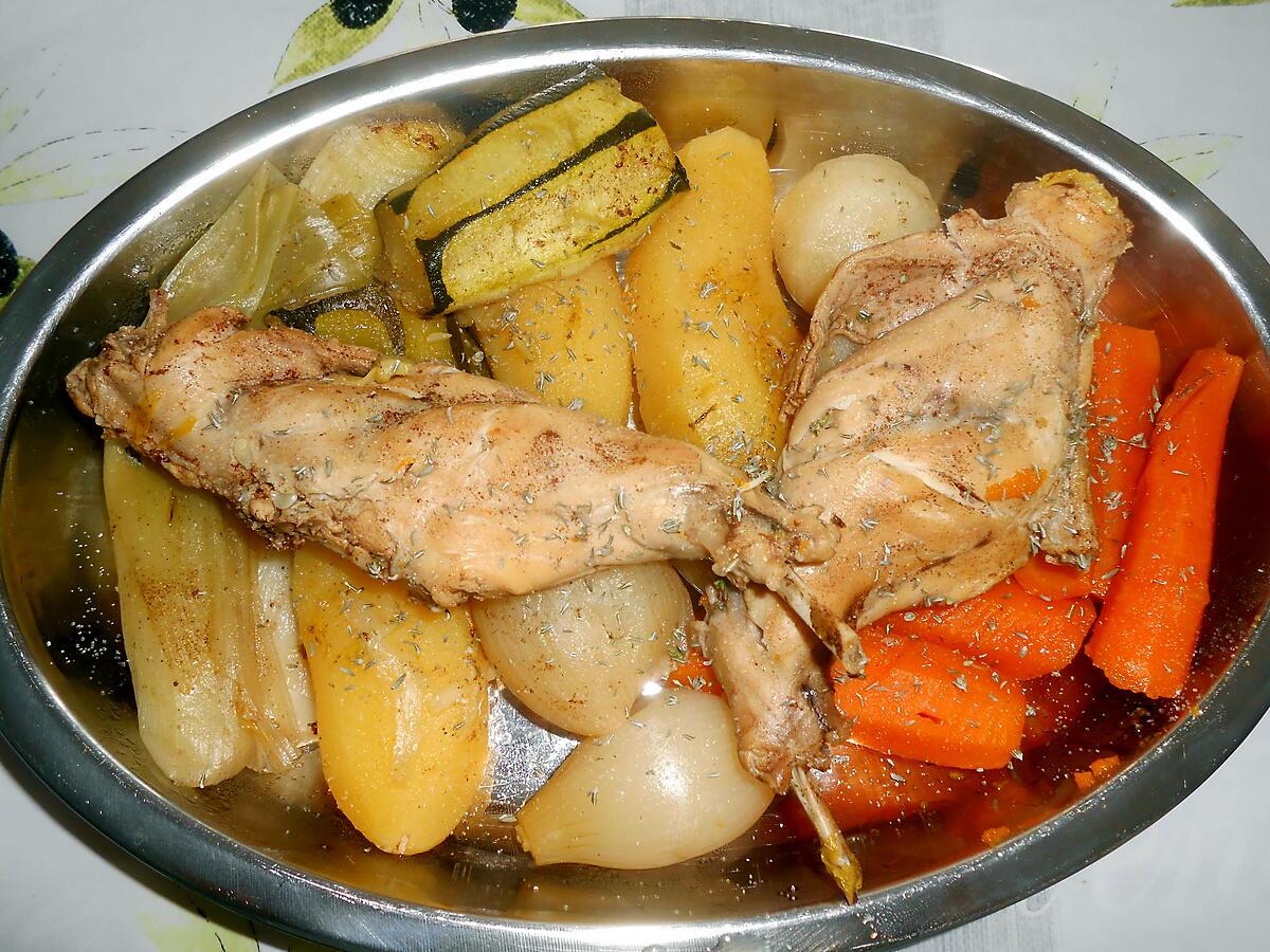 recette POT AU FEU DE LAPIN