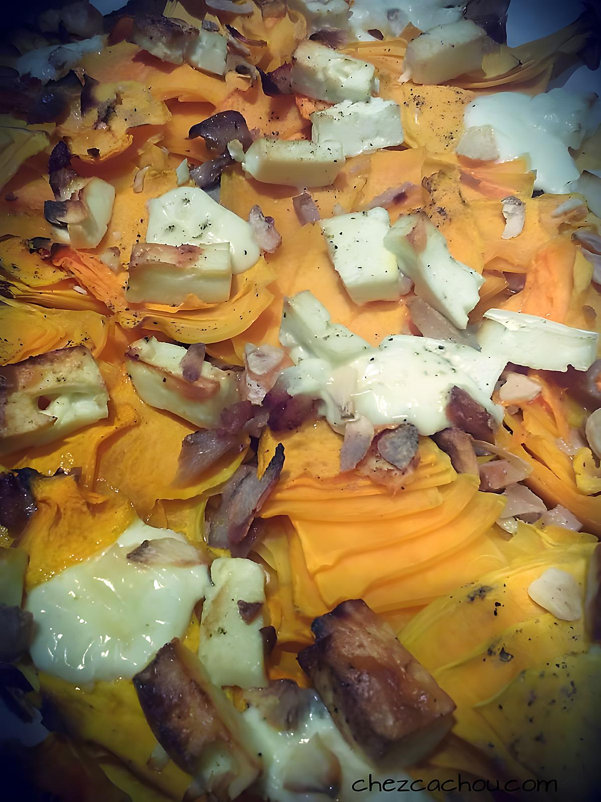 recette Gratin de courge butternut