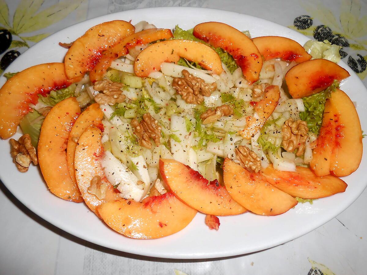 recette SALADE DE FENOUIL ET NECTARINE