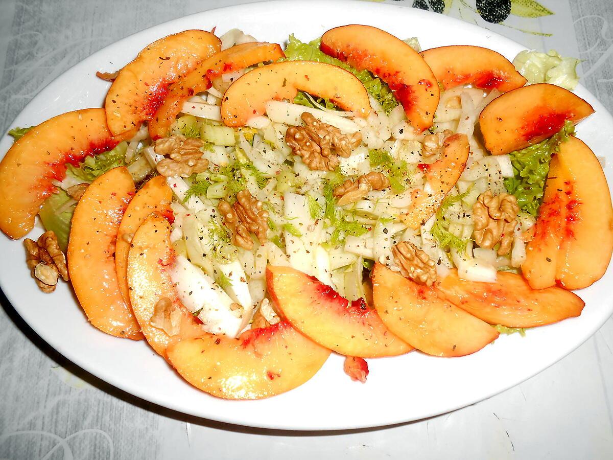 recette SALADE DE FENOUIL ET NECTARINE