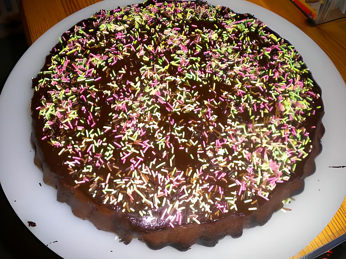 recette Gâteau d'anniversaire au chocolat