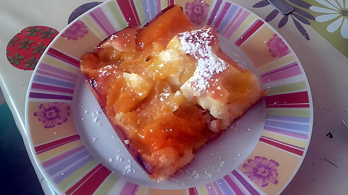 recette GATEAU AUX ABRICOTS