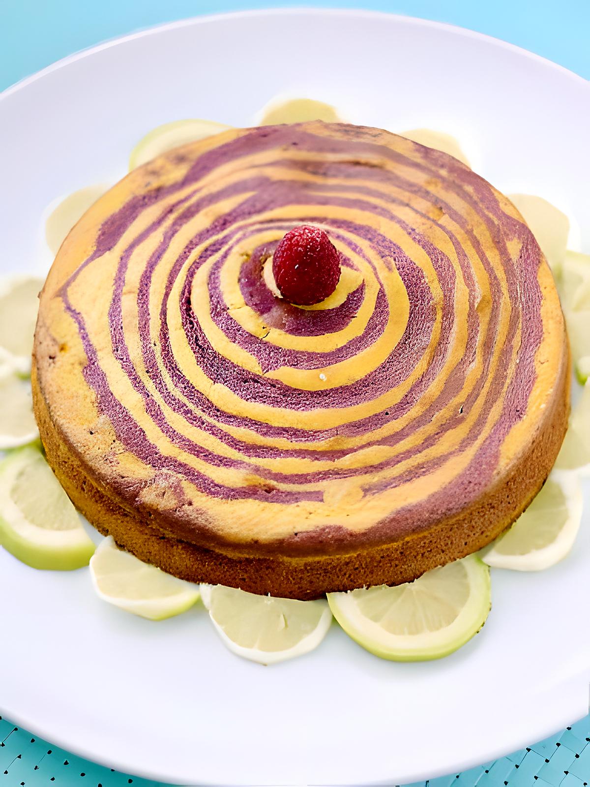 recette Cake citron framboise