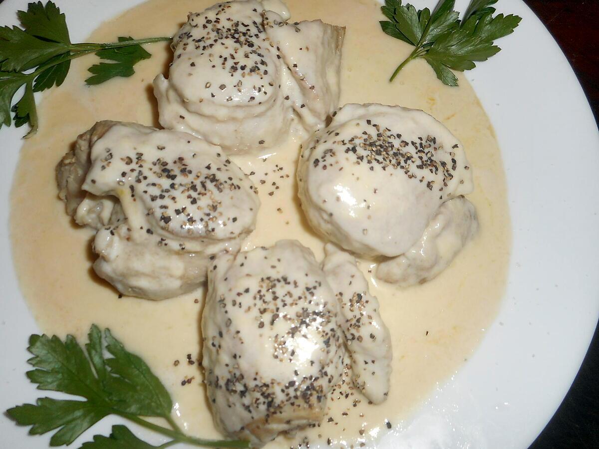 recette Médaillons de porc sauce au comté