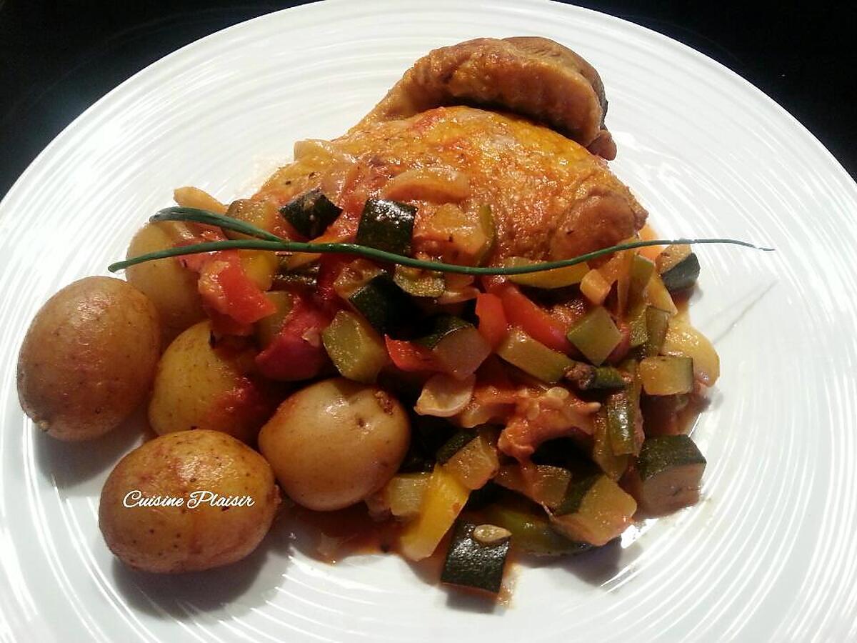 recette Cuisse de dinde et ses petits légumes mijotés