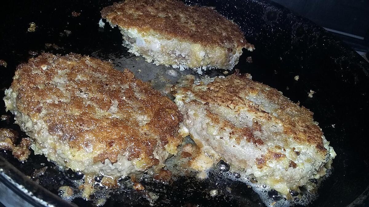 recette Hamburgers au steaks panés