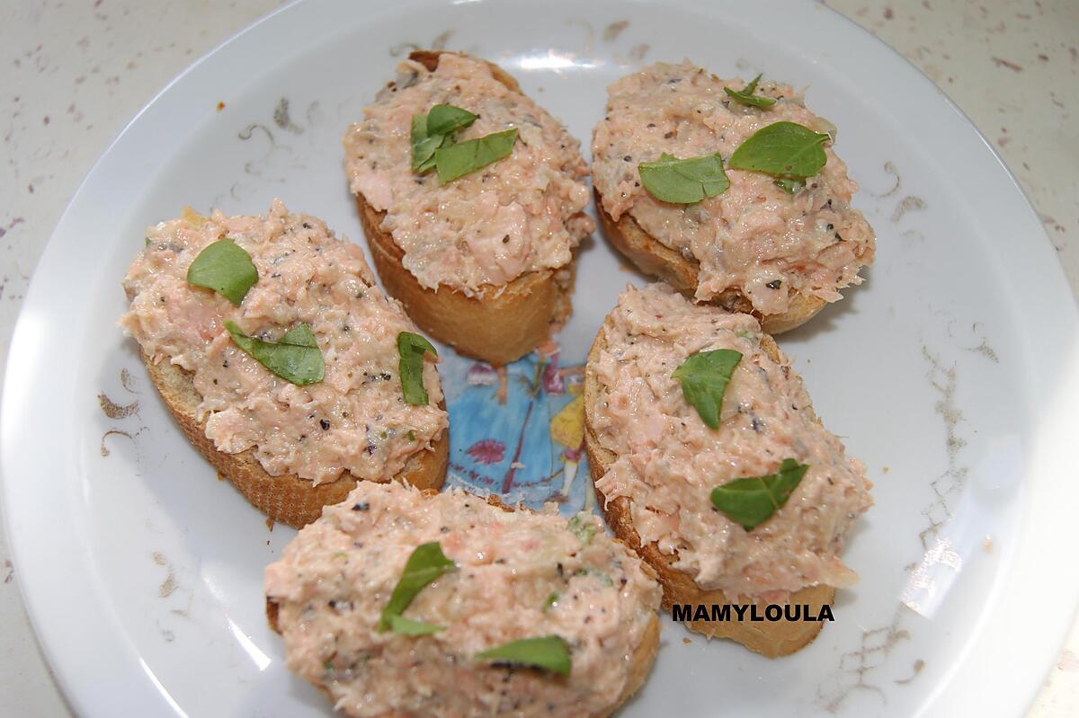 recette Rillettes de saumon