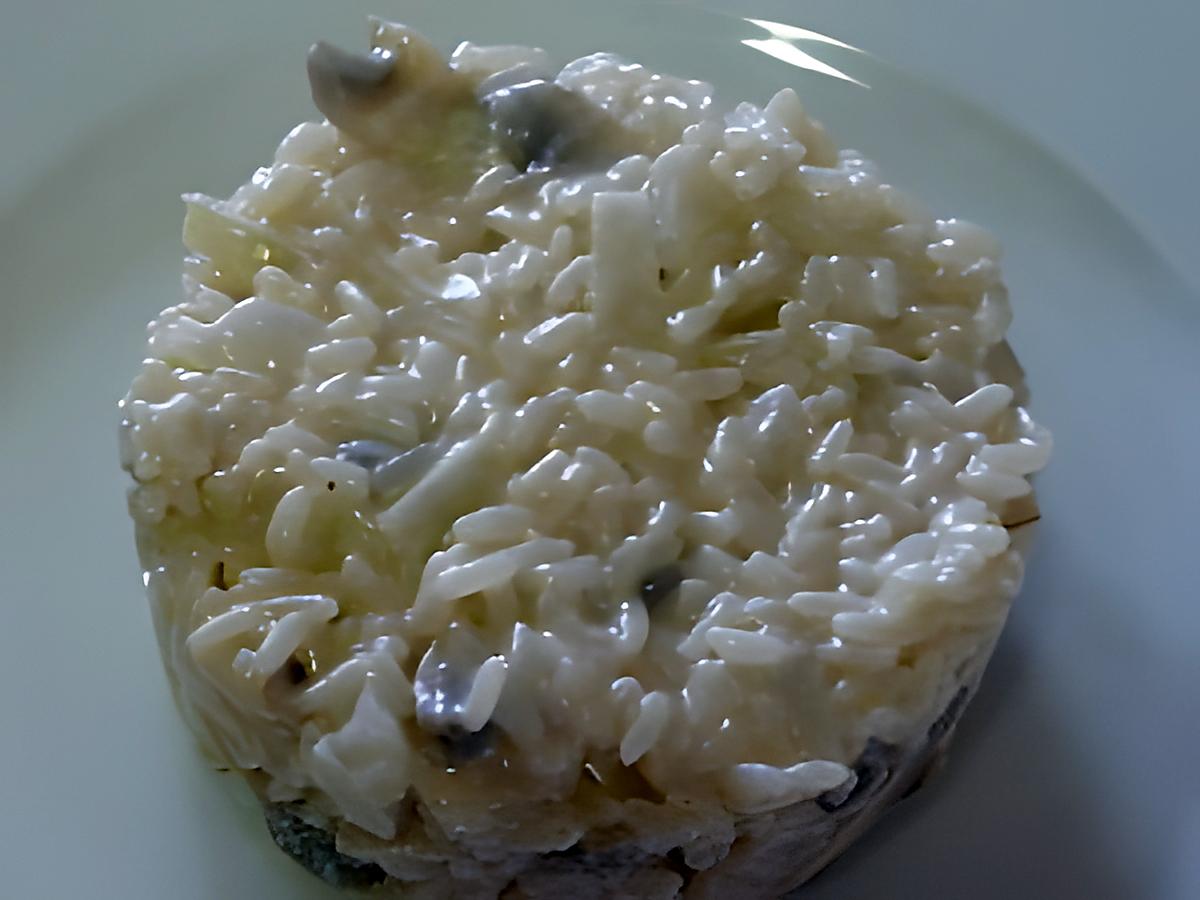 recette Risotto aux champignons