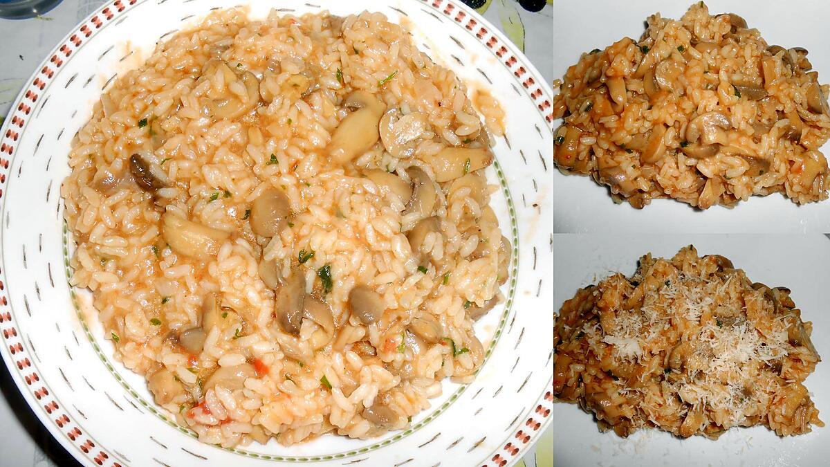 recette RISOTTO A LA PARISIENNE