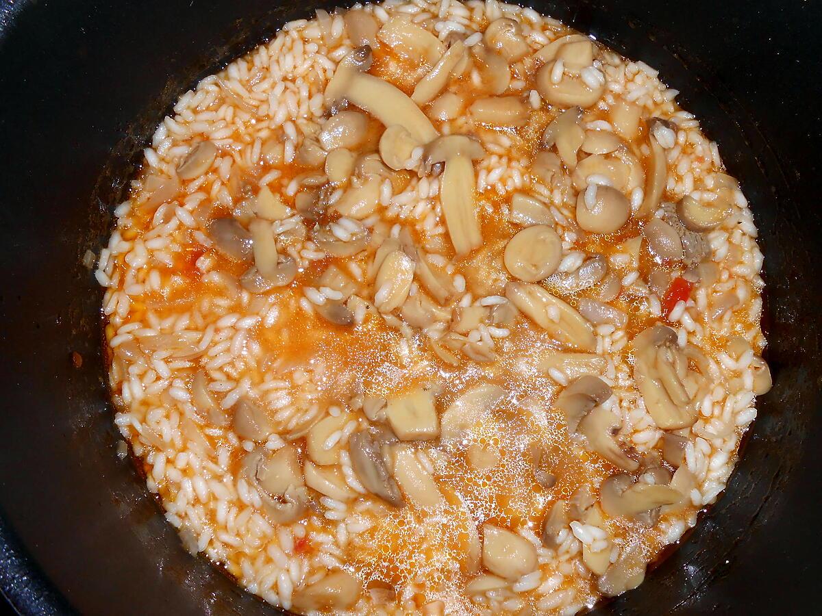 recette RISOTTO A LA PARISIENNE