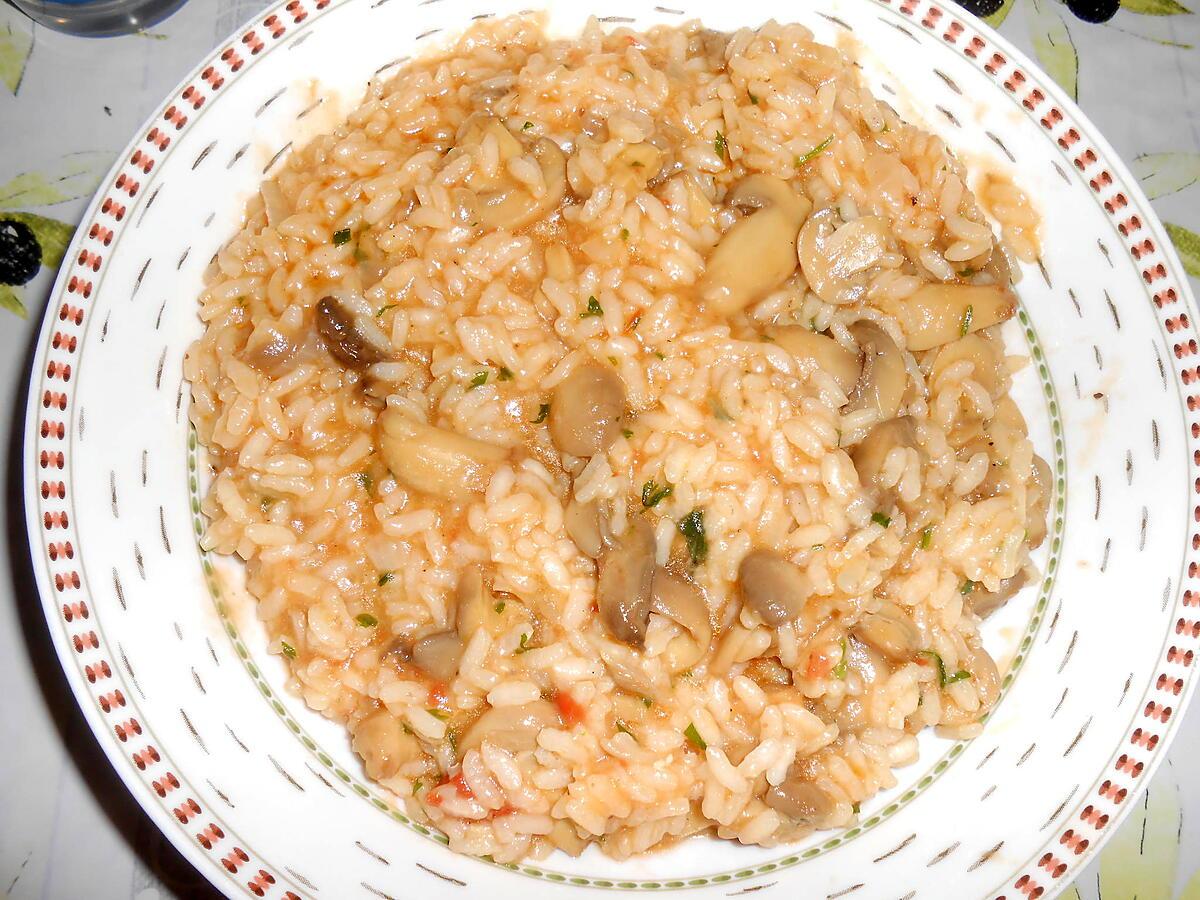 recette RISOTTO A LA PARISIENNE