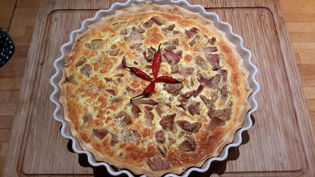 recette Tarte au thon et au boursin