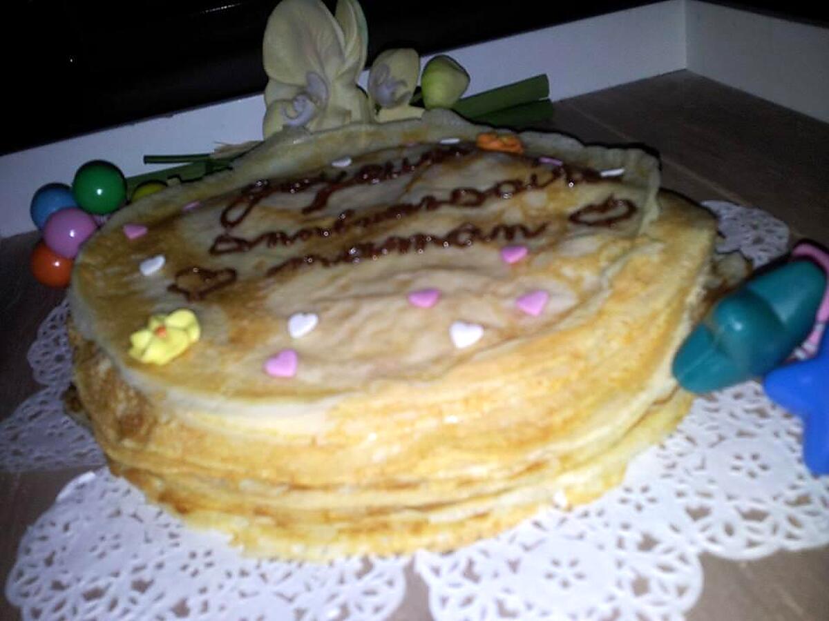 recette Nos crêpes d'anniversaire