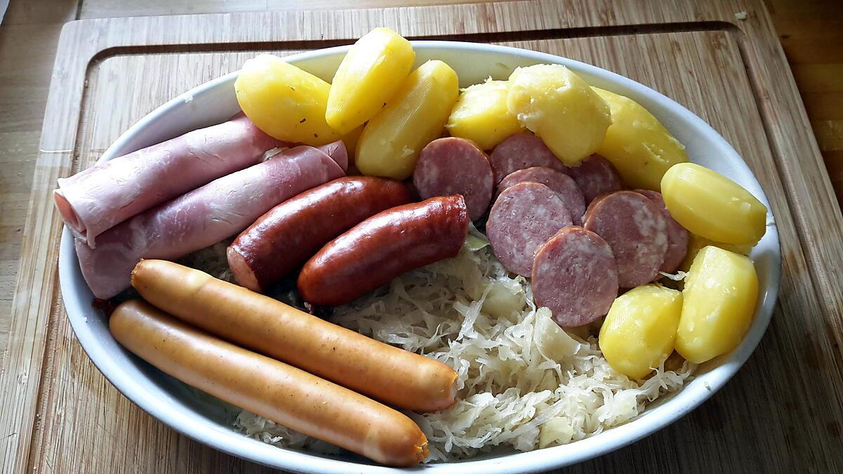 recette Choucroute à la vapeur