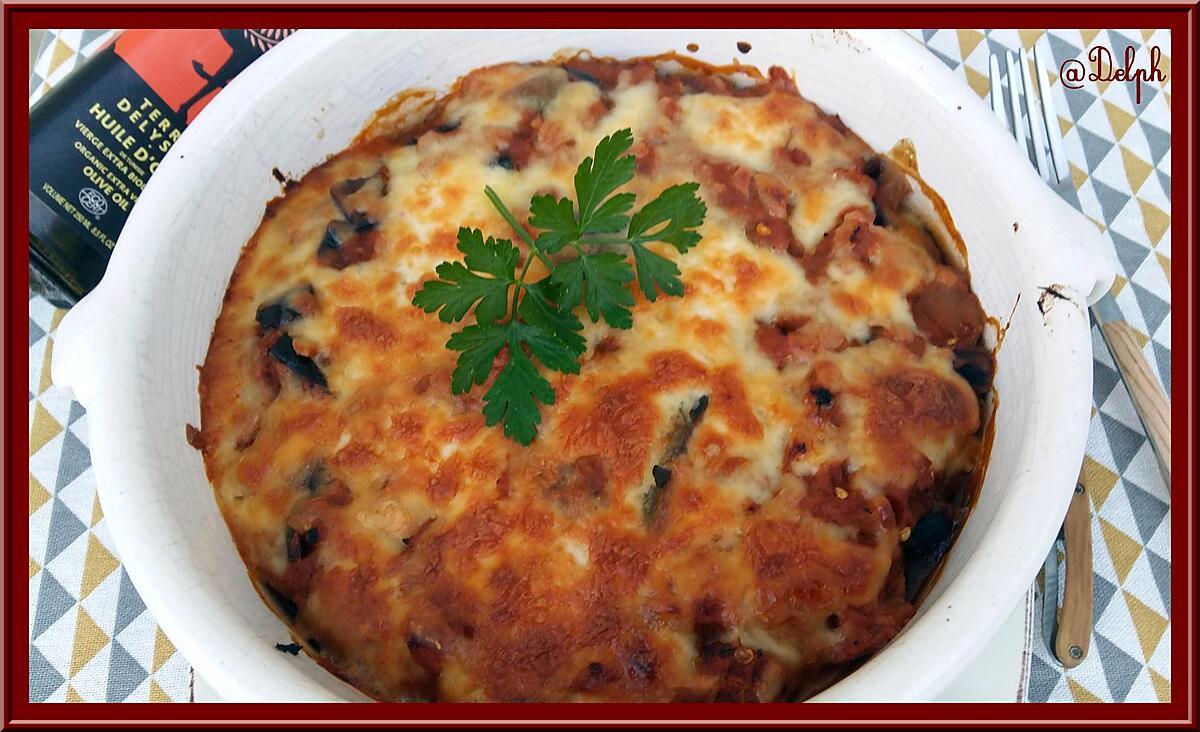 recette Gratin d'Aubergine au thon