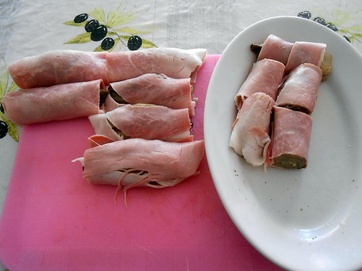 recette FLAN D'ENDIVES AU JAMBON