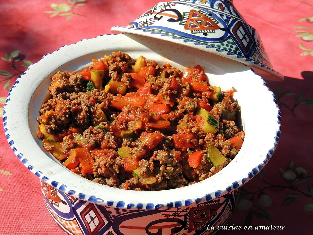 recette Tajine de viande hachée aux épices