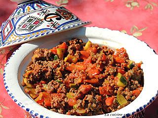 recette Tajine de viande hachée aux épices