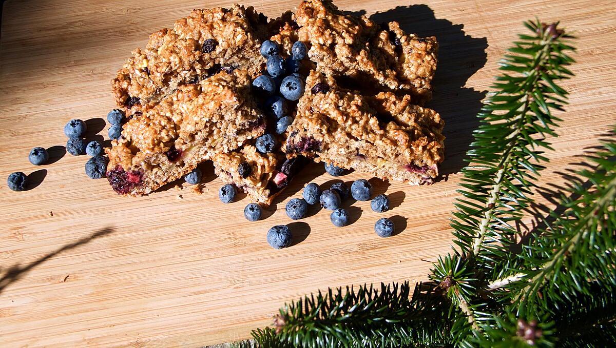 recette BARRES DE CÉRÉALES SANTÉ AUX FRUITS FRAIS