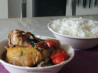 recette Poulet façon marengo