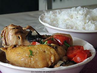 recette Poulet façon marengo