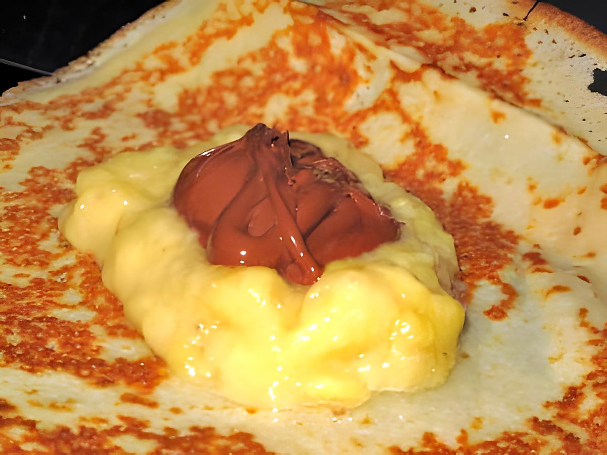 recette Crêpes banane Nutella