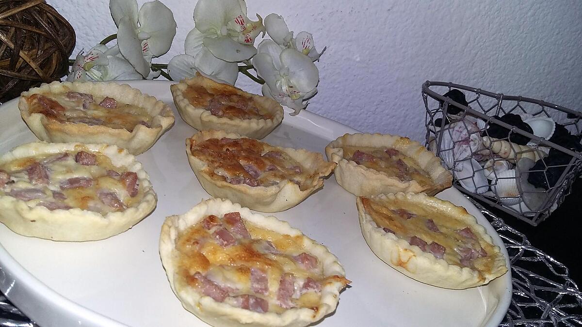 recette Petites quiches Lorraines