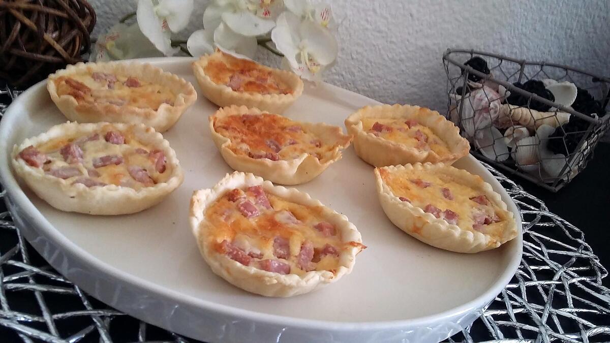 recette Petites quiches Lorraines