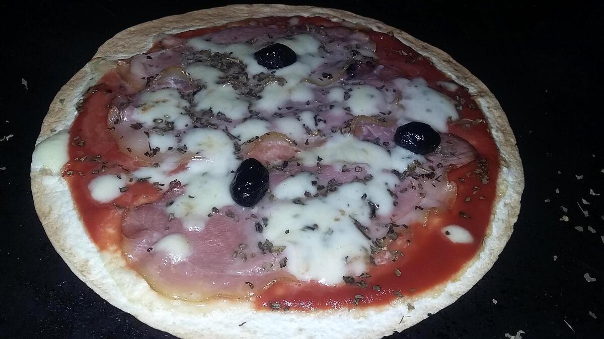 recette Pizza wrap a l'italienne